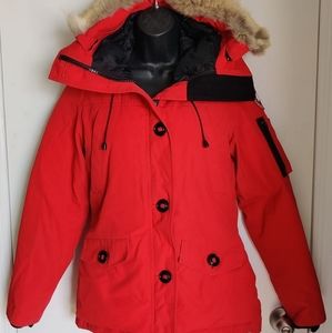 Red Canada Goose winter coat
